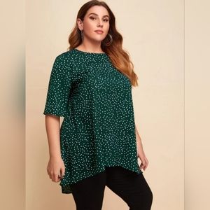Plus High Low Top - Size 2X (18)
